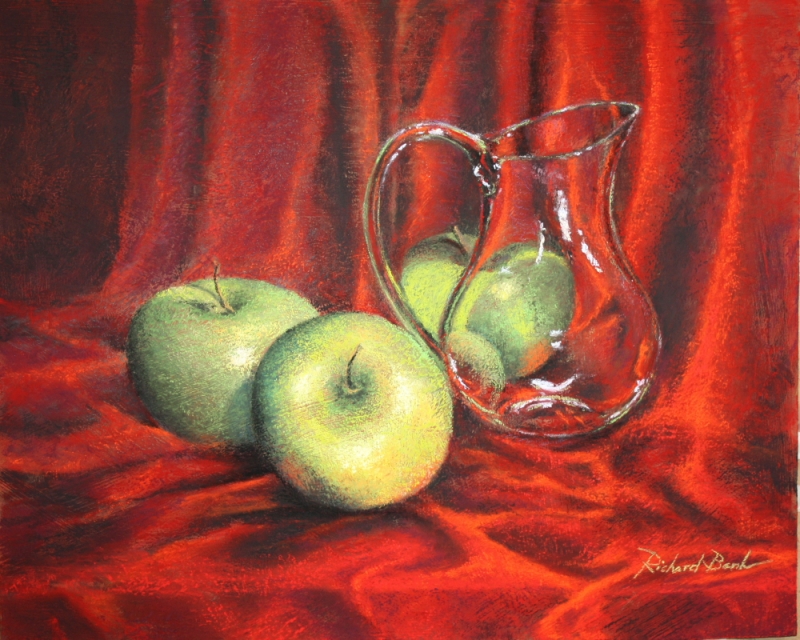 Apples and Pitcher by artist Richard Banh